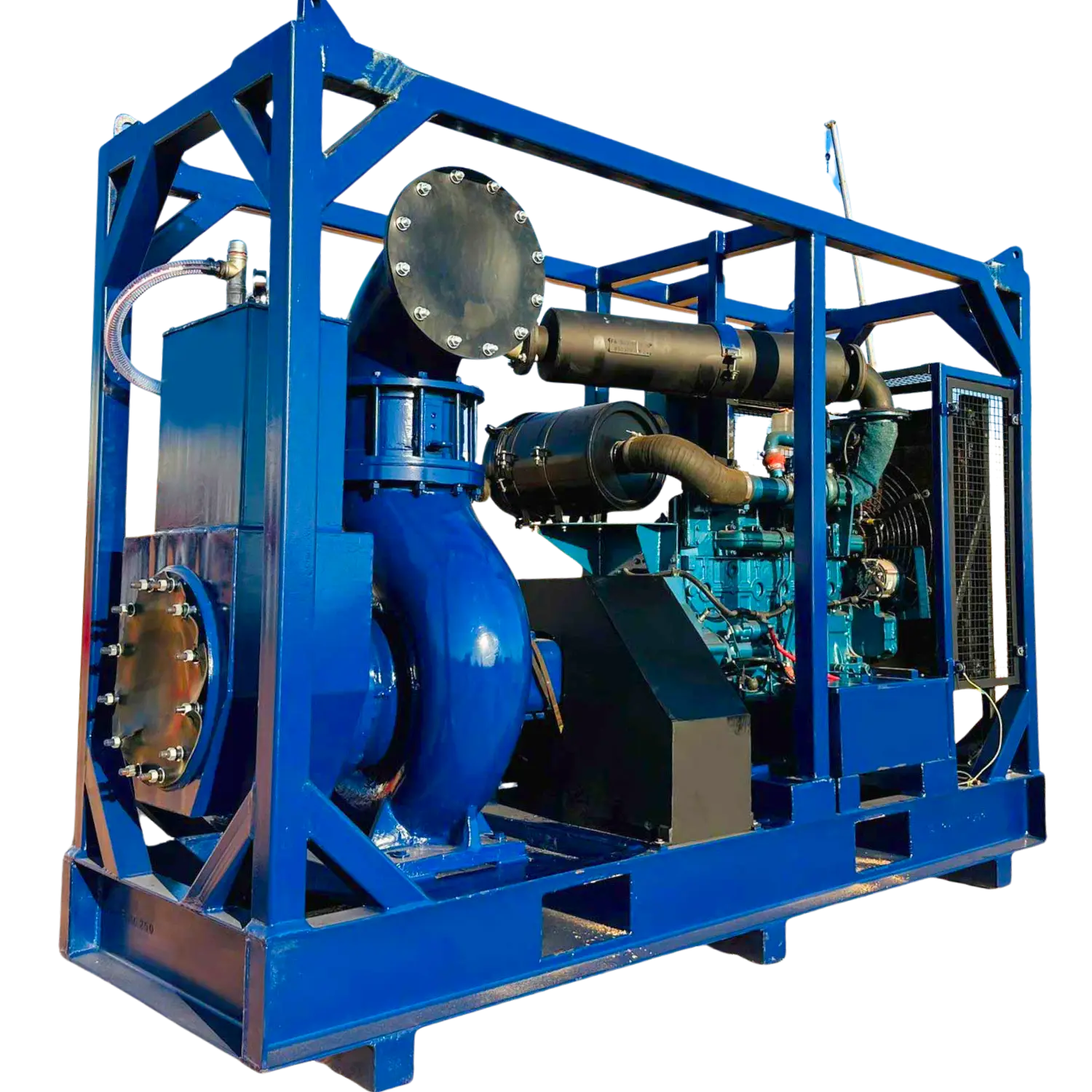 12 inch Dewatering Pump with Frame - Image 3